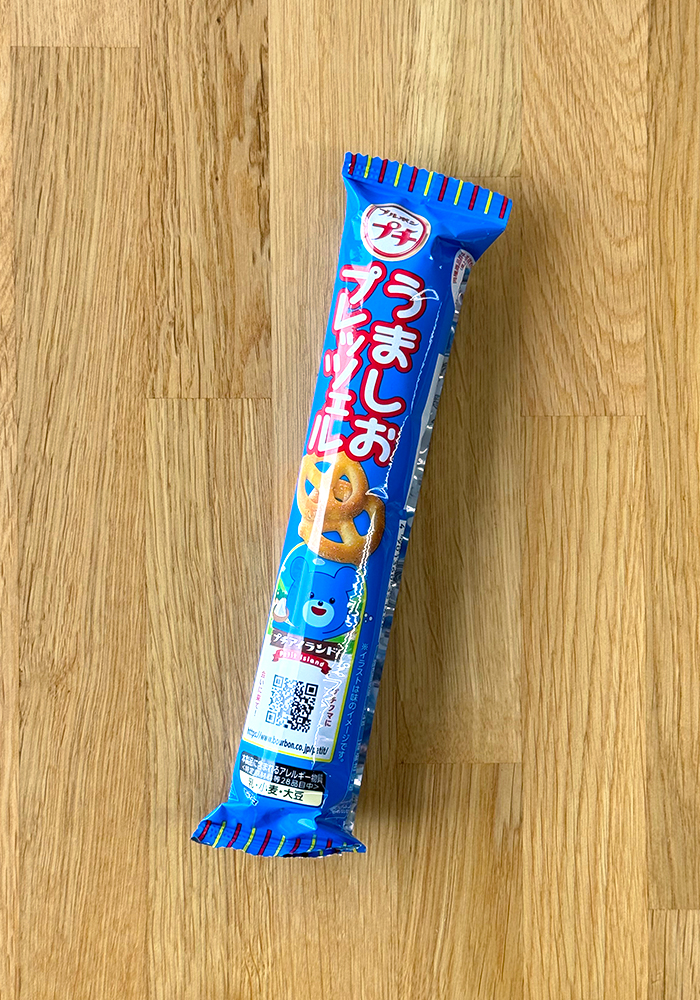 부르봉 쁘띠 일본 간식 푸치 소금 프레첼, 40g, 1개