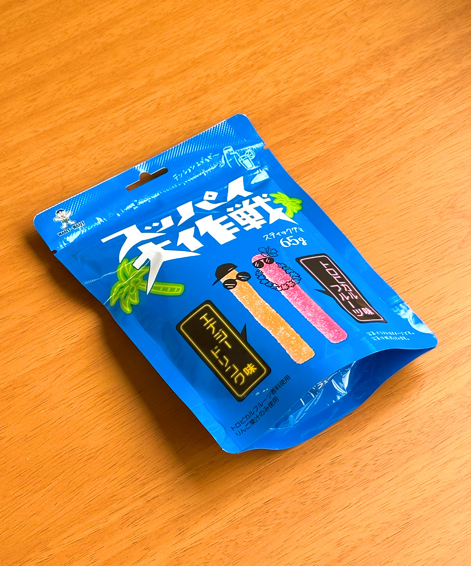 일본 젤리 왕왕재팬 슷파이 대작전 에너지 드링크 / 트로피칼, 65g, 1개