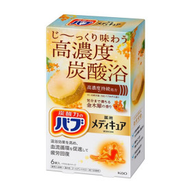 [ 카오 ] 바브 메디큐어 금목서향 6개입 / 일본 입욕제