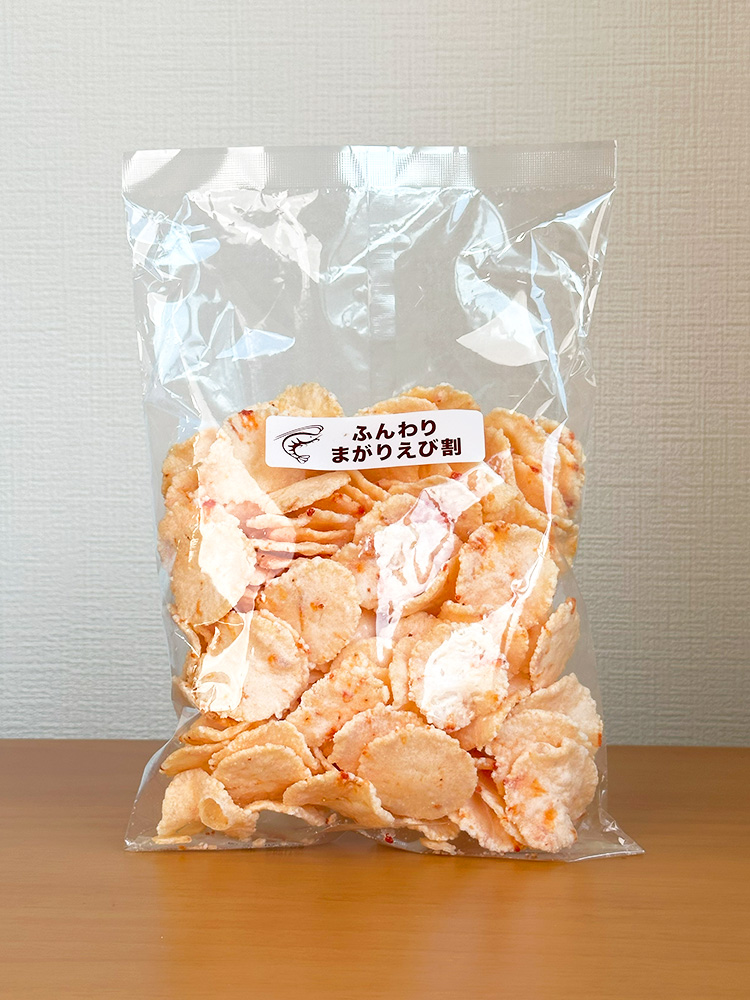 [ 오오마츠 ] 훈와리 마가리 에비 와리 145g / 부드러운 새우 센베이 / 일본 과자