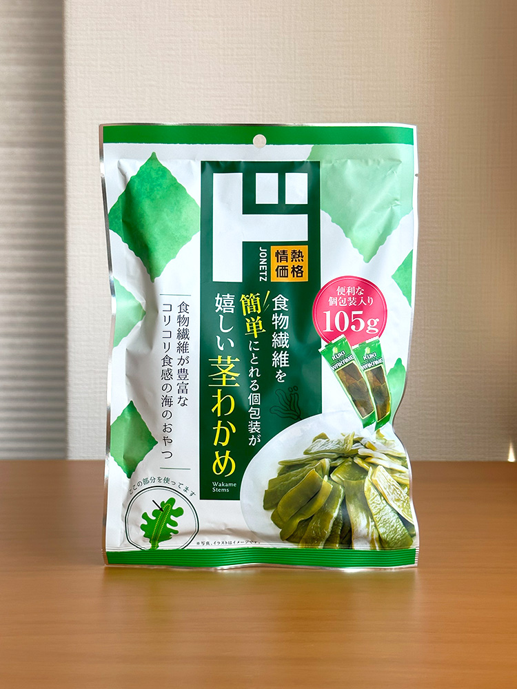 [ 돈키호테 ] 쿠키 와카메 90g / 미역줄기 과자 / 일본 과자