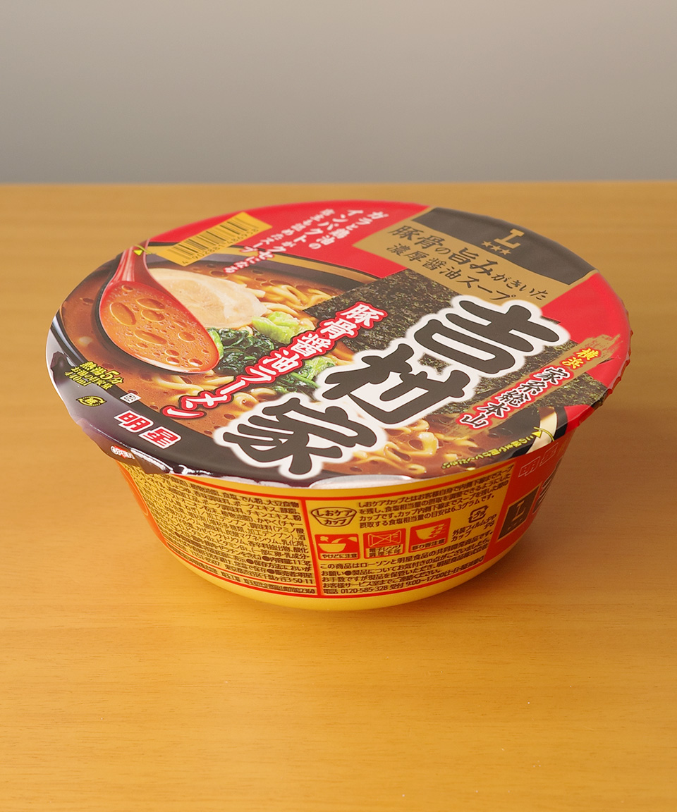 일본 컵라면 로손 요시무라야 돈코츠 쇼유, 111g, 1개