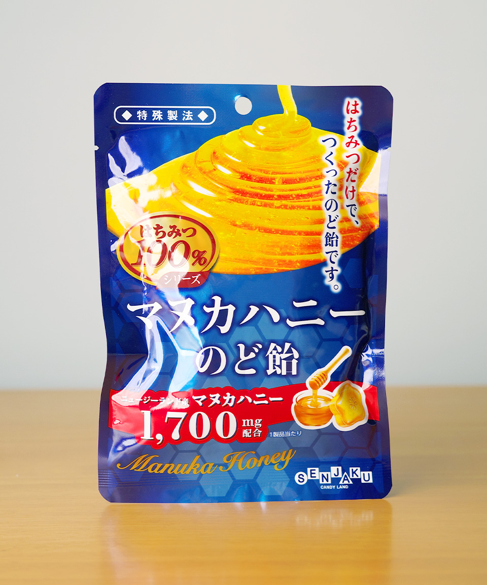 센자쿠 마누카 허니 목캔디 45g 마누카 꿀맛 일본 사탕