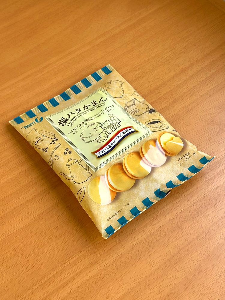 칼디 타카라제과 시오버터 까망 오리지널, 102g, 1개
