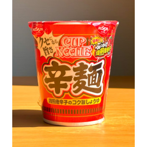 닛신 컵누들 일본 컵라면 카라멘, 82g, 1개