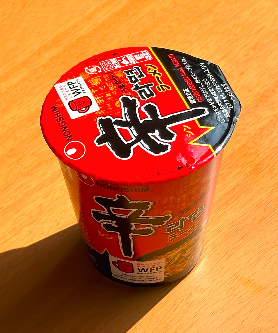 일본 컵라면 농심 신라면 68g
