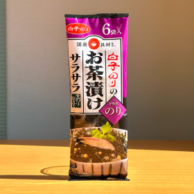 시라코노리 오차즈케 사라사라 김맛 6개입 일본 오차즈케 노리