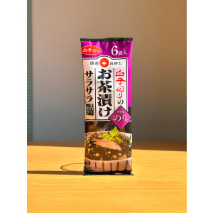 시라코노리 오차즈케 사라사라 김맛 6개입 일본 오차즈케 노리
