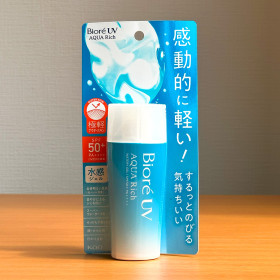 비오레 UV 아쿠아리치 워터리 젤 70ml 일본 선크림