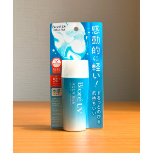 비오레 UV 아쿠아리치 워터리 젤 70ml 일본 선크림