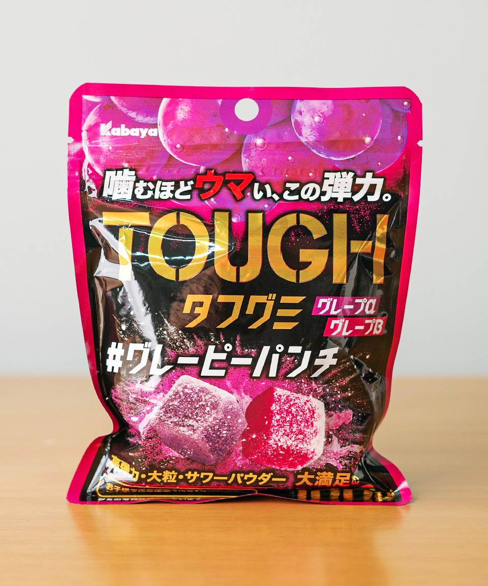 일본 젤리 카바야 터프구미 그레이피 펀치, 100g, 1개