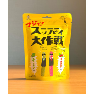 일본 젤리 왕왕재팬 슷파이 대작전 레몬 / 아세롤라 체리, 65g, 1개
