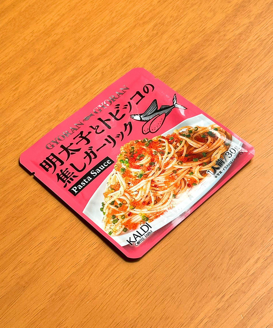 칼디 명란&날치알 갈릭 파스타 소스 30g 일본 소스