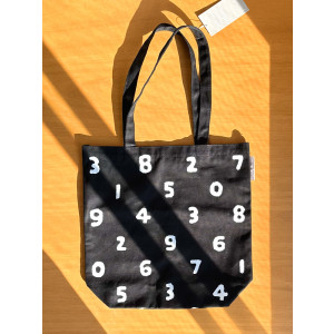 소우소우 프로모션 캔버스 토트백 숫자 가방 블랙 L