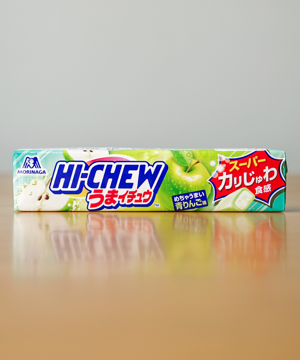모리나가 하이츄 일본 사탕 마이쮸 우마이츄 청사과, 12개입, 1개