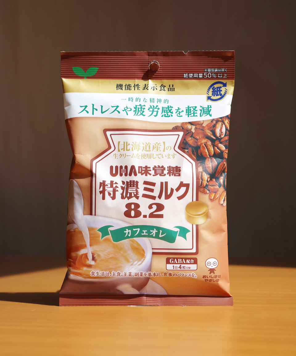 UHA 미각당 특농 밀크 캔디 8.2 일본 사탕 카페오레, 93g, 1개