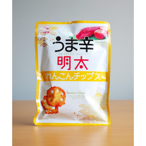 칼디 카모이 매콤 명란 연근칩 27g 일본 간식