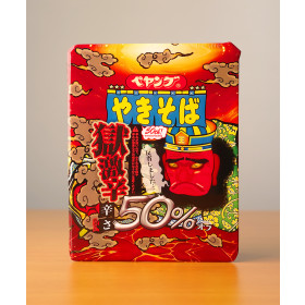 일본 컵라면 페양구 야끼소바 지옥의 매운맛 50% OFF 118g