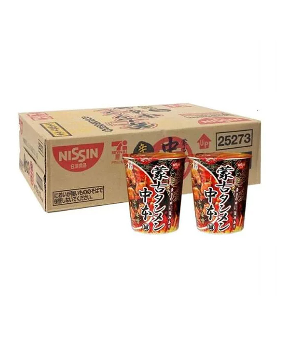 일본 컵라면 세븐일레븐 나카모토 몽고탄멘 1박스 122g 12개