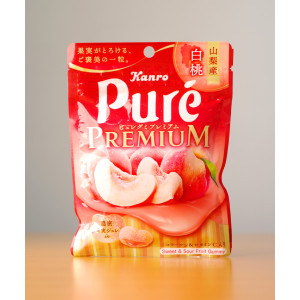일본 젤리 칸로 퓨레구미 프리미엄 백도, 54g, 1개