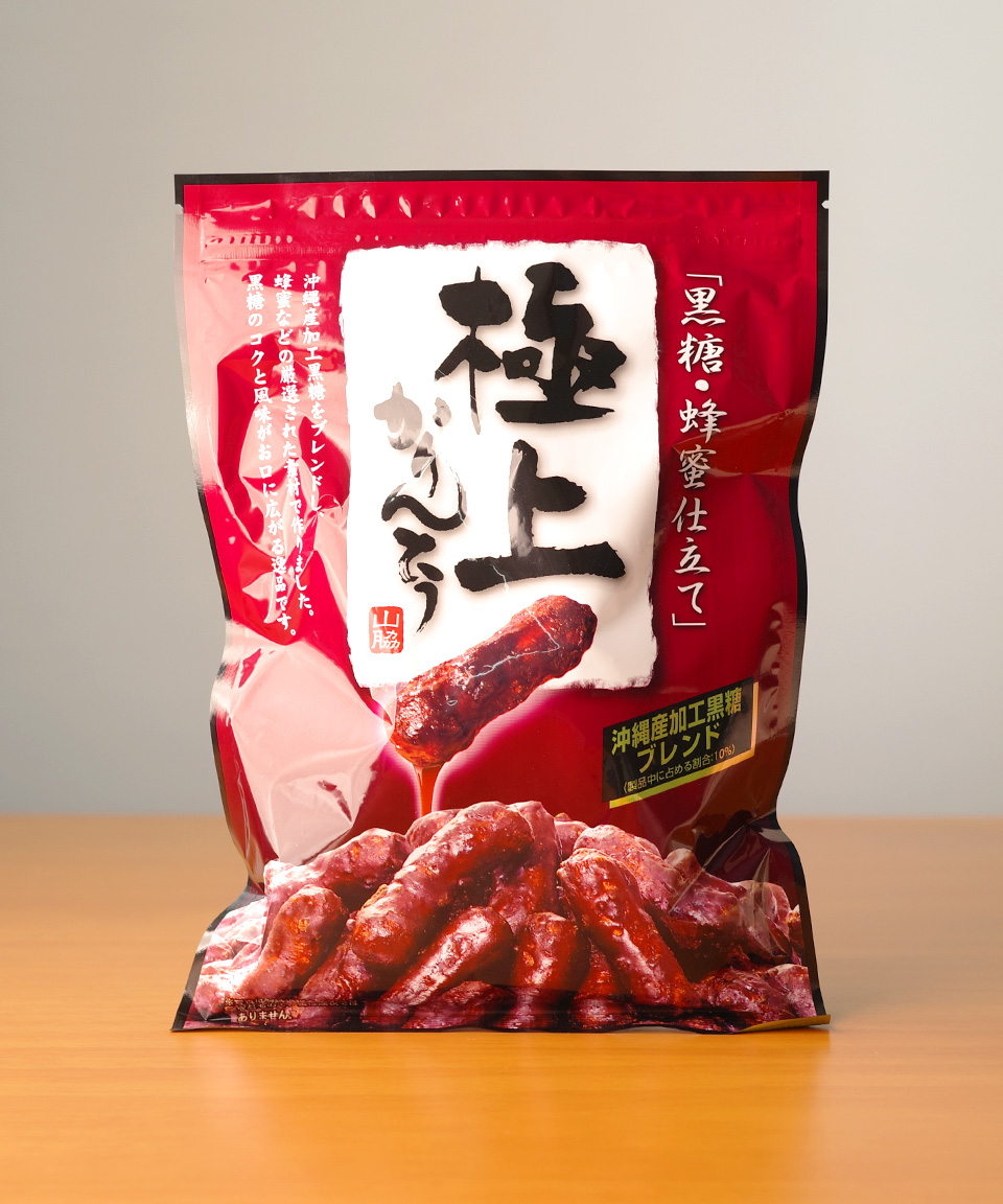야마와키 극상 카린토우 일본 맛동산 간식 흑당, 117g, 1개