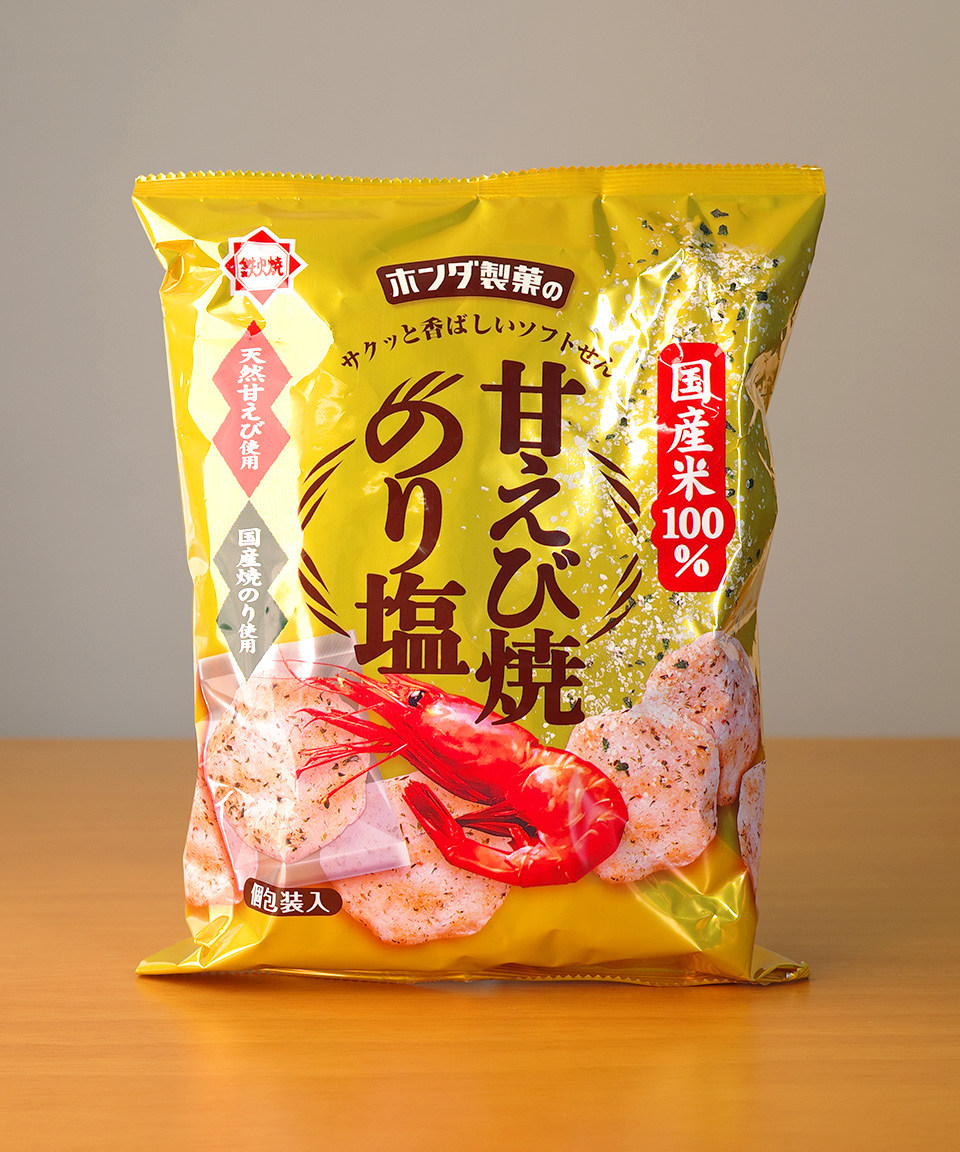 일본 센베이 혼다제과 단새우 구이 김 소금맛 57g