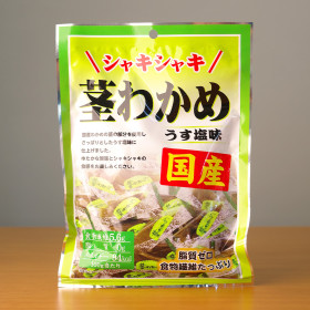 일본 안주 소칸 샤키샤키 쿠키 와카메 소금맛 68g 미역 줄기