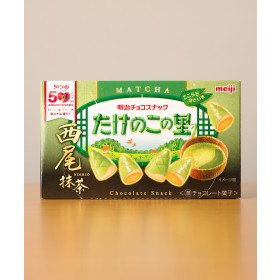 메이지 타케노코노사토 니시오 말차 61g 일본 간식