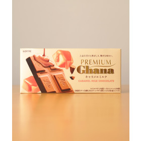 Sale 롯데 프리미엄 가나 카라멜 밀크 70g 일본 초콜릿