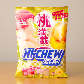 모리나가 하이츄 복숭아 세가지 맛 77g 일본 사탕