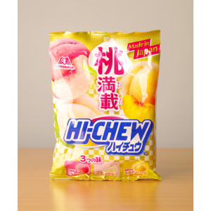 모리나가 하이츄 복숭아 세가지 맛 77g 일본 사탕