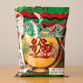 이치란 불꽃 매운맛 131g 일본 봉지라면