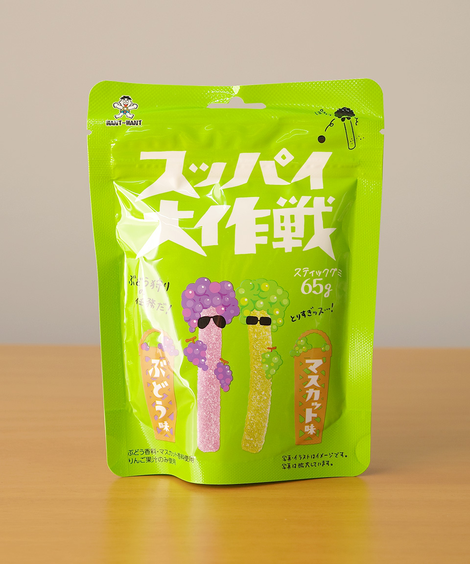 일본 젤리 왕왕재팬 슷파이 대작전 포도 / 머스캣, 65g, 1개