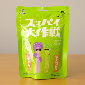 일본 젤리 왕왕재팬 슷파이 대작전 포도 / 머스캣, 65g, 1개