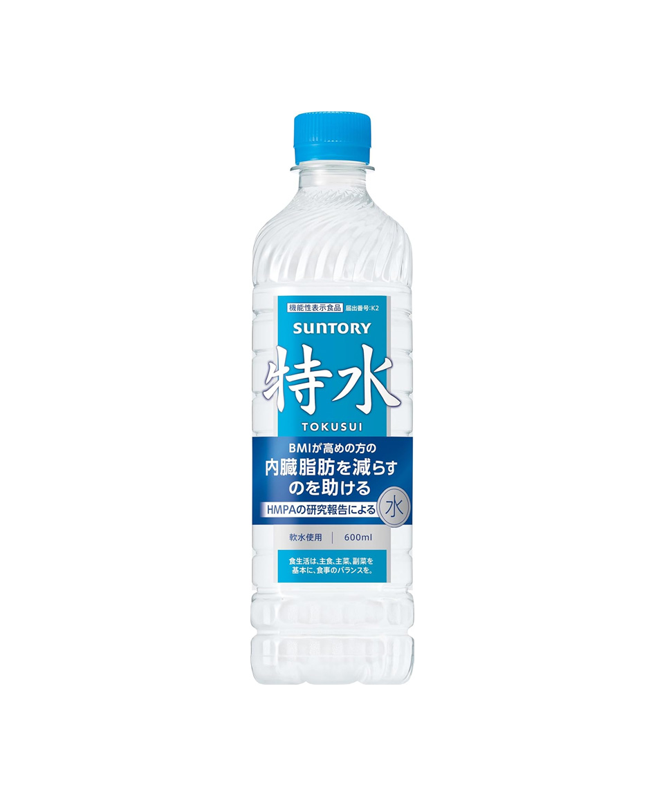 산토리 토쿠스이 600ml 특수 물 일본