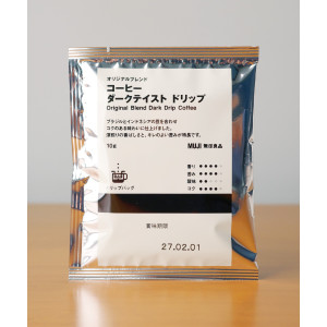 무인양품 다크 테이스트 드립 커피 10g 일본 커피