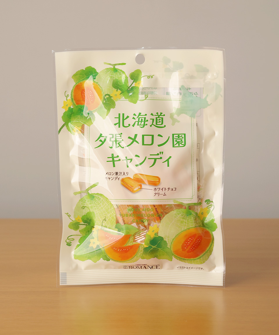 일본 사탕 홋카이도 유바리 멜론 캔디 72g