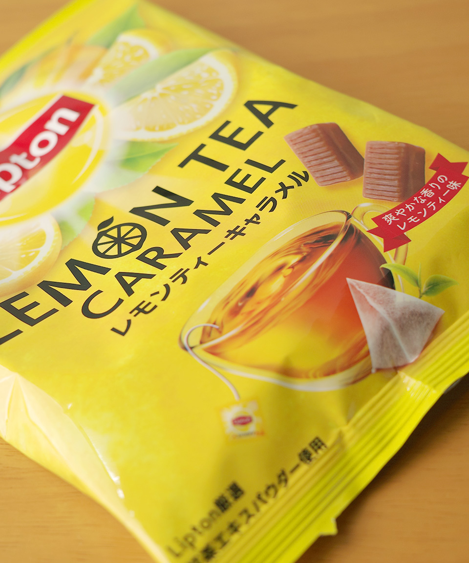 립톤 레몬티 카라멜 65g 일본 캐러멜