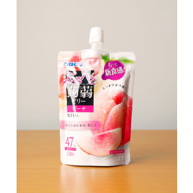 오리히로 곤약젤리 스탠딩 복숭아, 130g, 1개