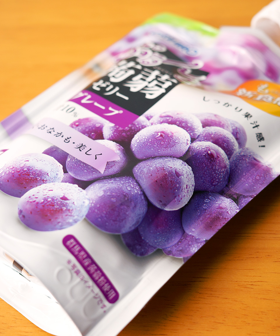 오리히로 곤약젤리 스탠딩 포도, 130g, 1개