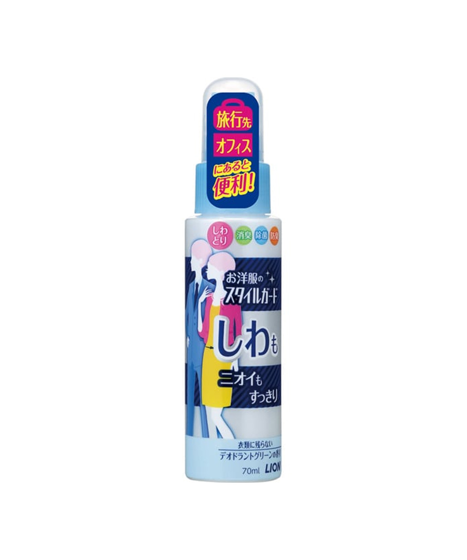 일본 다림질 스프레이 라이온 시와토리 스프레이 휴대용 70ml 뿌리는 다리미풀