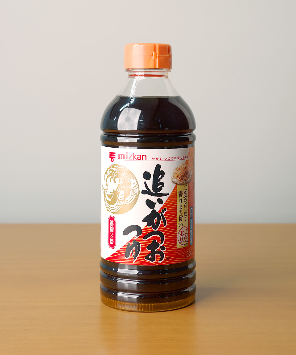 미즈칸 가쓰오 쯔유 500ml 2배 농축 가츠오 장국 소스