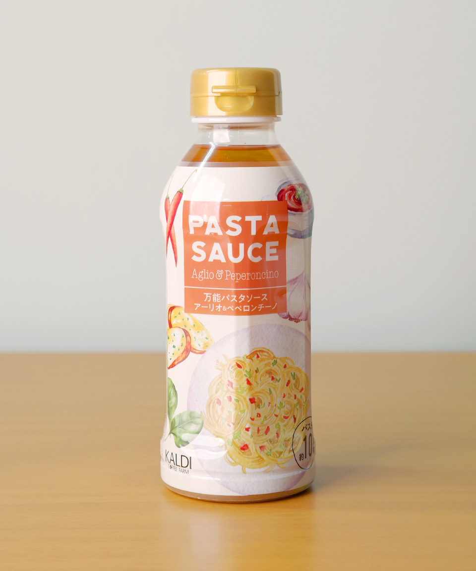 칼디 만능 파스타소스 알리오 & 페페론치노 300ml 일본 소스