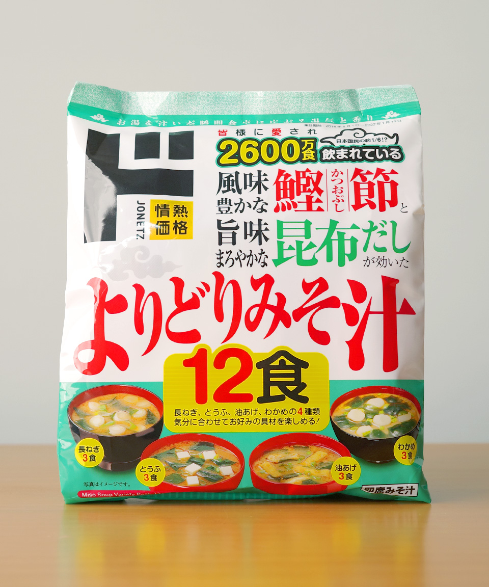 돈키호테 요리도리 미소시루 12식 오리지널, 205.2g, 1개