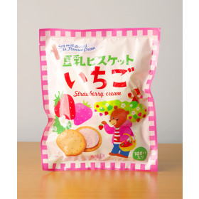 칼디 두유 비스킷 딸기, 140g, 1개