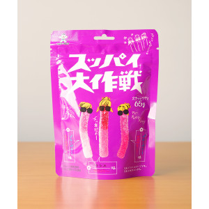 일본 젤리 왕왕재팬 슷파이 대작전 믹스베리, 65g, 1개
