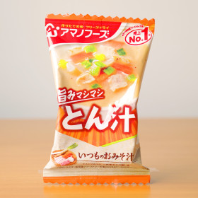 아마노푸드 미소시루 큐브 톤지루, 10.5g, 1개