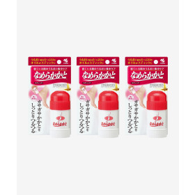 고바야시 나메라카카토 발뒤꿈치 보습 스틱 각질제거 30g, 3개