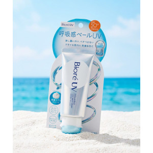 비오레 선크림 UV 아쿠아리치 에어리 홀드 휩크림 70g 호흡감 베일