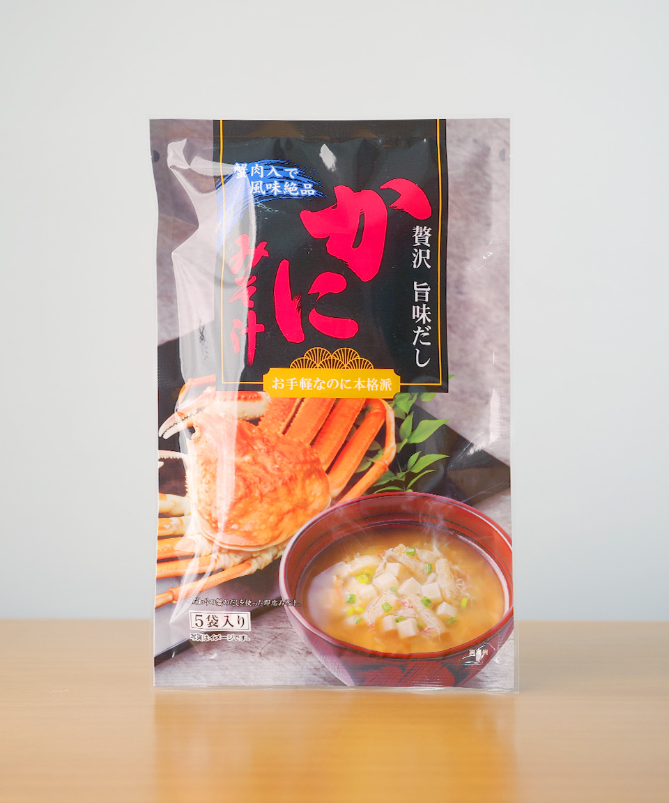 후지야 게 미소시루 5봉입 게살 즉석 일본 된장국